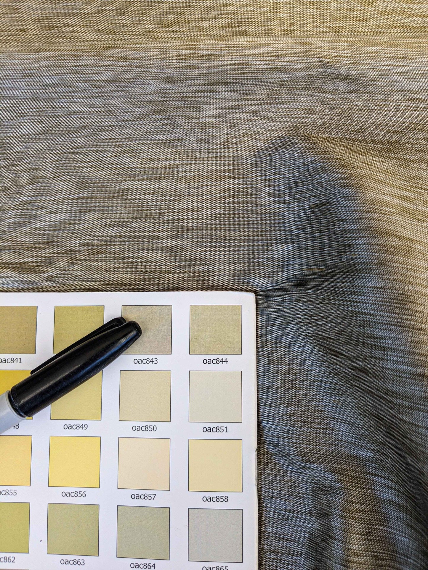 by yard Scalamandre Diffusion Taffeta Taupe Golden Solid Classic