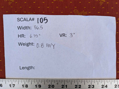 by yard Scalamandre Red Gold Small Scale Texture Neoclassical