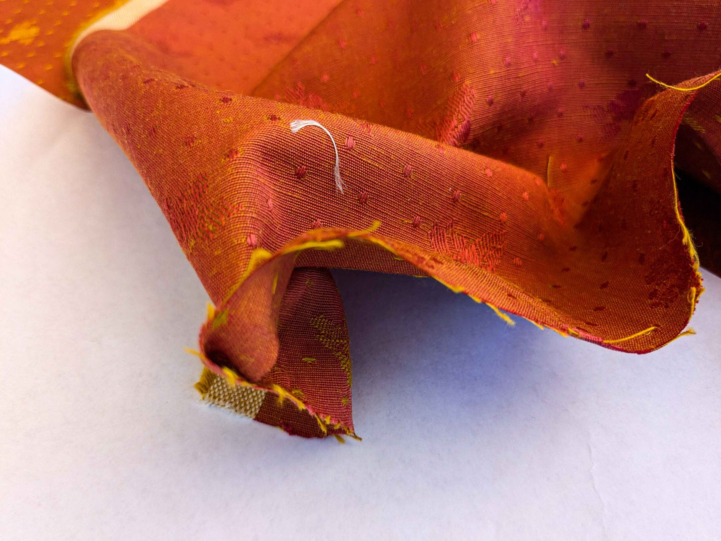 by yard Scalamandre Red Gold Small Scale Texture Neoclassical