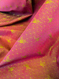 Scalamandre Small Scale Texture Neoclassical Fabric - Red Gold