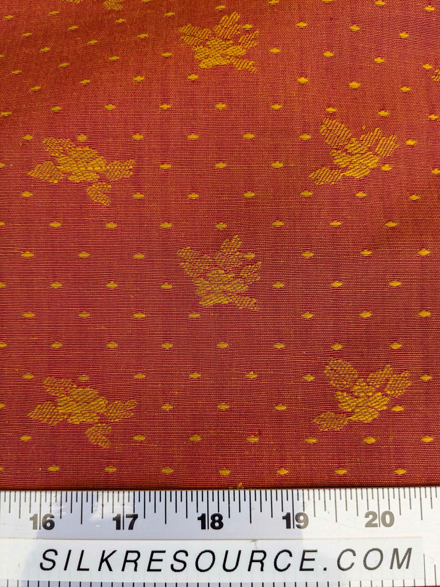 by yard Scalamandre Red Gold Small Scale Texture Neoclassical