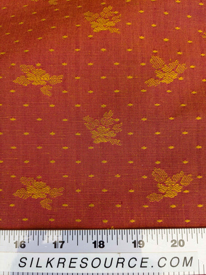 by yard Scalamandre Red Gold Small Scale Texture Neoclassical