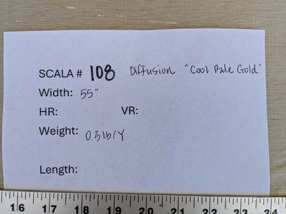 by yard Scalamandre Diffusion Cool Pale Gold Solid Classy