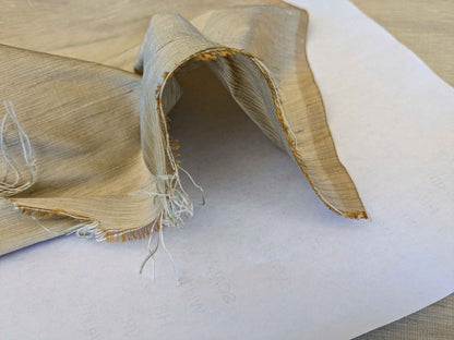 by yard Scalamandre Diffusion Cool Pale Gold Solid Classy