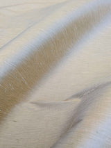 by yard Scalamandre Hinson Diffusion Taffeta Cool Pale Gold Solid Iridescent Silk Taffeta Texture  - MSRP USD294/y