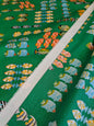 Scalamandre Tropical Fish Cotton - Multi on Green