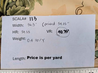 by yard Scalamandre Folie Flamande Rose on Butter Yellow Botanic Illustration Rose Dalia Tulip Ivy Crocus Morning Glory 33-screen! MSRP USD236/y