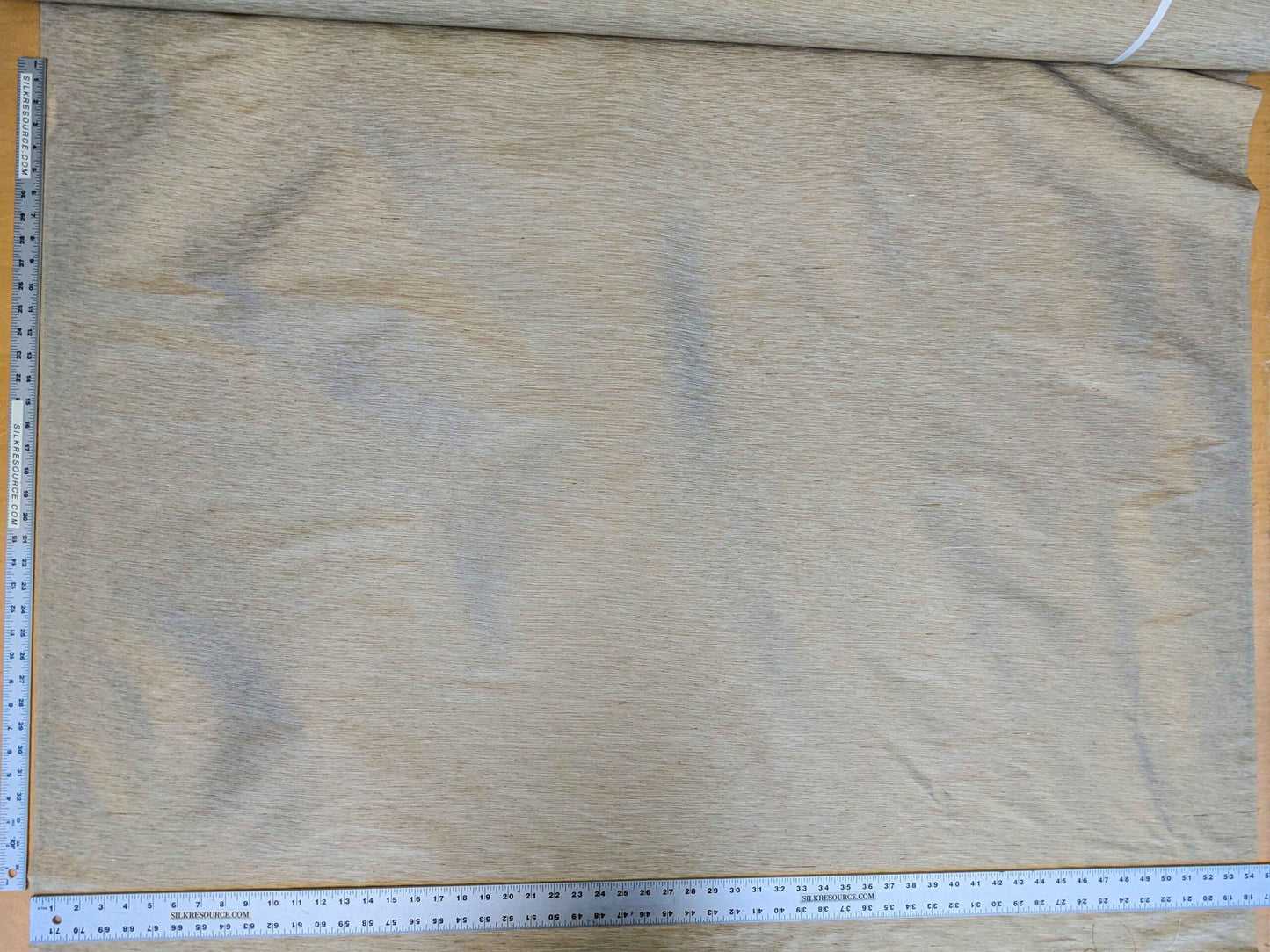 by yard Scalamandre Diffusion Silk Taffeta Sunray Wheat Beige Solid Classic