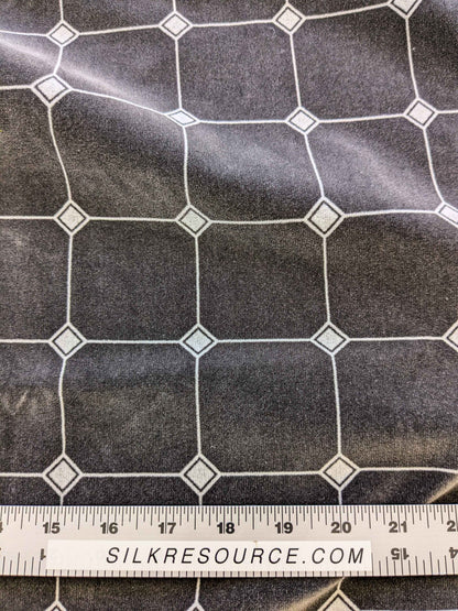 1 EV36 Scalamandre 2 Pieces Pillow Case only Black White Plaid Check Square Geometric 20"x20"