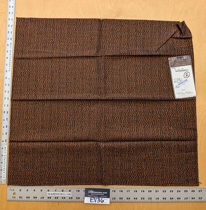 8 EV36 Lelievre Paris Graphite Ho Cuivre Brown Orange Cotton Black Small Scale Texture Solid 24"x27"