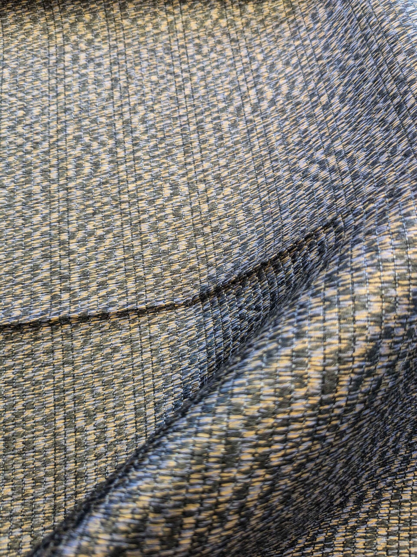 9 EV36 Lelievre Paris Graphite Ho Ardoise Dark Gray Cotton Black Small Scale Texture Solid 24"x27"