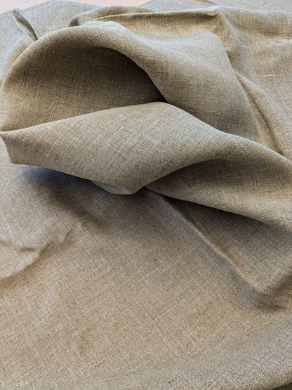 16 EV36  Scalamandre Cotton Gray Solid Classy 1.1yd x 58"W