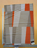 21 EV36 Lelievre Paris Tipi Corail Large Jacquard Polyester Abstract Gray Orange