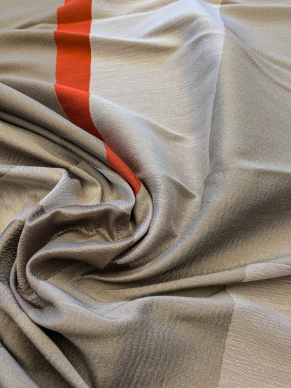 21 EV36 Lelievre Paris Tipi Corail Large Jacquard Polyester Abstract Gray Orange