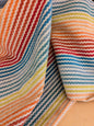 3 EV37 2.4yards Old World Weavers Stripe Red Blue Orange Yellow Children Nursery