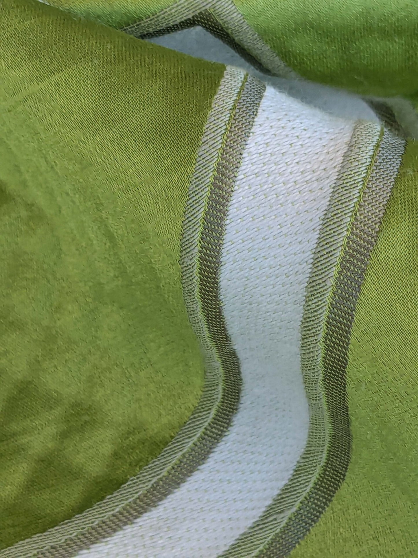 5 EV37 1.3 yards Scalamandre Circle Fret Absinthe Green Jacquard Fretwork Lattice MSRP USD264/y