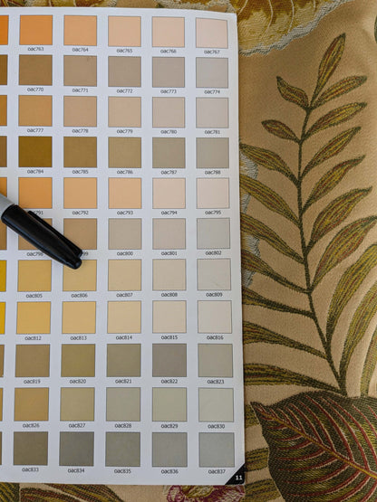 7 EV37 2.4 yards Scalamandre Fonthill Vizcaya Multi Cream Lampas Green Pink Brown Floral Botanical MSRP 358/y