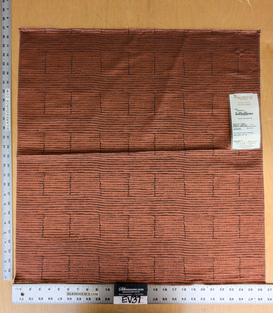 15 EV37 26" x 26" Aldeco Kali Terracotta Red Texture Solid Small Jacquard