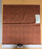15 EV37 26" x 26" Aldeco Kali Terracotta Red Texture Solid Small Jacquard