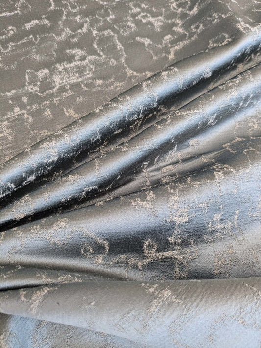 16 EV37 26" x 27" Aldeco Misty Aqua Greige Gray Abstract Small Jacquard