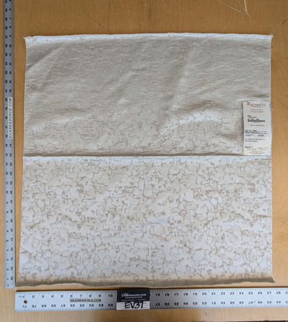 17 EV37 27" x 27" Aldeco Misty Pure White Abstract Small Jacquard