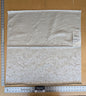17 EV37 27" x 27" Aldeco Misty Pure White Abstract Small Jacquard