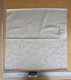 17 EV37 27" x 27" Aldeco Misty Pure White Abstract Small Jacquard