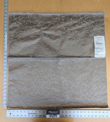 18 EV37 26" x 27" Aldeco Misty Plaza Taupe Brown Abstract Small Jacquard