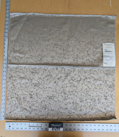 20 EV37 27" x 27" Aldeco Misty Greige Gray Abstract Small Jacquard