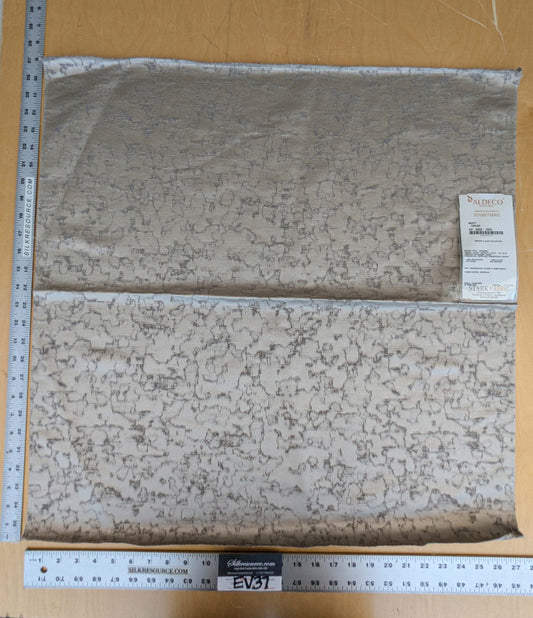 20 EV37 27" x 27" Aldeco Misty Greige Gray Abstract Small Jacquard