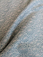 41 EV37 25" x 25" Jean Paul Gaultier Obi Jacquard Ciel Light Blue White