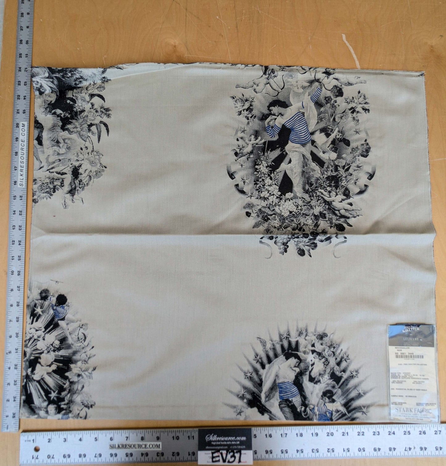 45 EV37 24" x 27" Jean Paul Gaultier Moussaillon Noir History Figurative Landscape