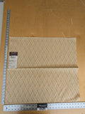 46 EV37 24" x 26" Lelievre Paris Vacoa Soleil Yellow White Diamond Ogee Viscose MSRP USD354/y