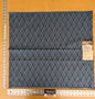 35 EV37 24" x 26" Lelievre Paris Vacoa Nautique Dark Blue Diamond Ogee Viscose MSRP USD354/y