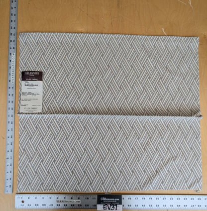 36 EV37 23" x 26" Lelievre Paris Vacoa Brume Gray Diamond Ogee Viscose MSRP USD354/y