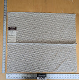 36 EV37 23" x 26" Lelievre Paris Vacoa Brume Gray Diamond Ogee Viscose MSRP USD354/y