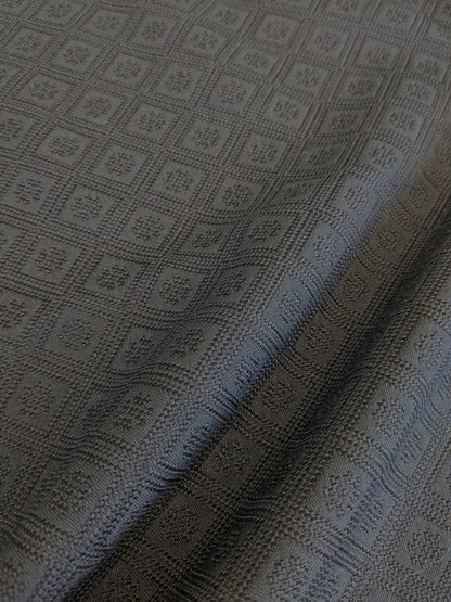 59 EV37 26" x 26" Lelievre Paris Cavalo Noir Black Diamond Ogee Small Texture