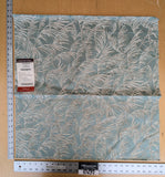 61 EV37 26" x 25" Lelievre Paris Graminae Celadon Blue White Jacquard Woven