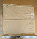 72 EV37 26" x 28" Old World Weavers Villa Regina Texture Ivory Silk Viscose Plain Cream White MSRP USD748/y