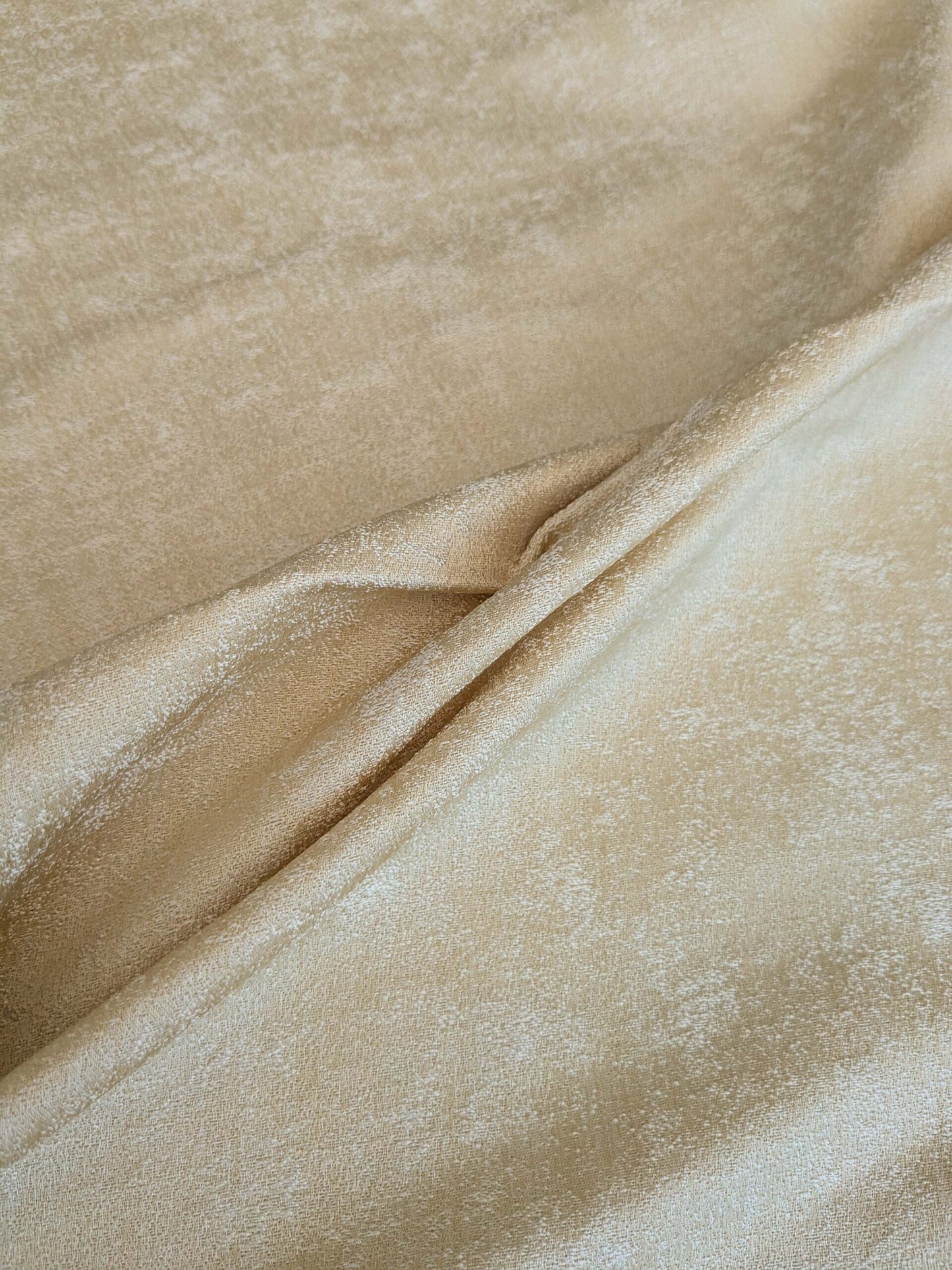 72 EV37 26" x 28" Old World Weavers Villa Regina Texture Ivory Silk Viscose Plain Cream White MSRP USD748/y