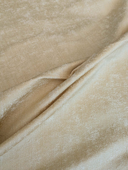 72 EV37 26" x 28" Old World Weavers Villa Regina Texture Ivory Silk Viscose Plain Cream White MSRP USD748/y