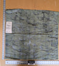 73 EV37 26" x 27" Old World Weavers Trilussa Sage Abstract Stripe Gray Green
