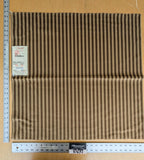 83 EV37 27" x 27" Fonthill Colline Bark Velvet Brown Stripe