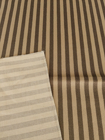 83 EV37 27" x 27" Fonthill Colline Bark Velvet Brown Stripe