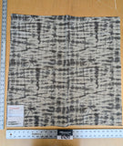 86 EV37 27" x 26" Scalamandre Shibori Weave Pewter Gray White Jacquard Abstract Texture MSRP USD 246/y
