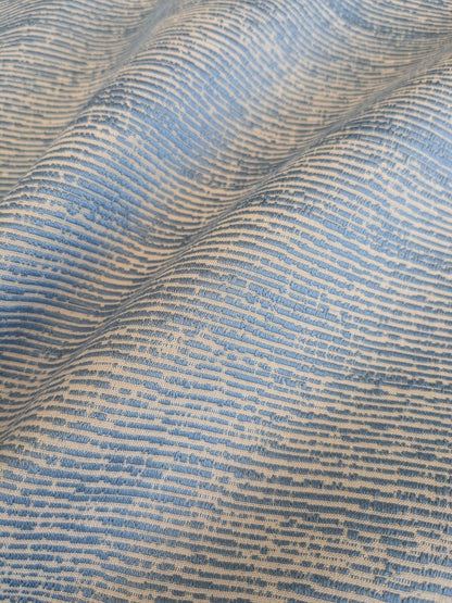 87 EV37 16" x 26" Lelievre Paris Ressource Ciel Blue White Viscose Stripe