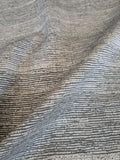 91 EV37 18" x 26" Lelievre Paris Ressource Granit Gray White Viscose Stripe