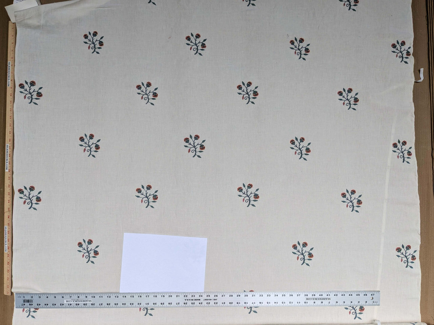 BTY  Kravet Couture Petite Monardi Embroidery Turquoise MSRP$189/Y