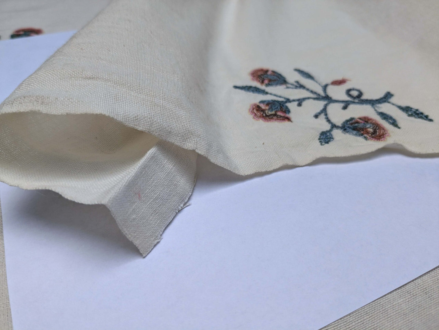 BTY  Kravet Couture Petite Monardi Embroidery Turquoise MSRP$189/Y