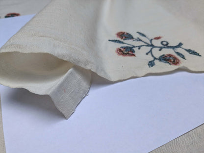 BTY  Kravet Couture Petite Monardi Embroidery Turquoise MSRP$189/Y